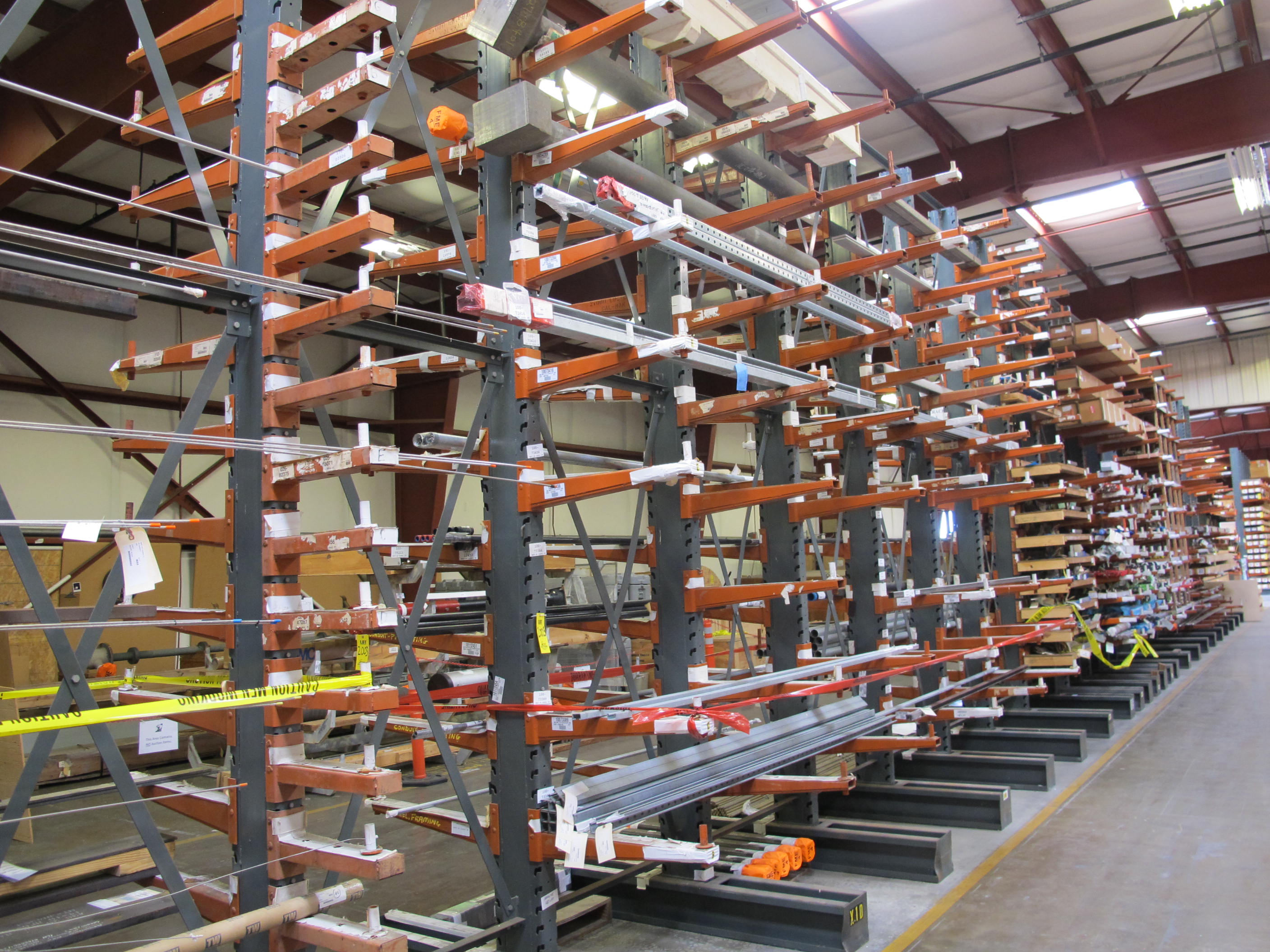 LOT ASSORTED BARS, CHANNEL, CONDUIT, DUCT, ETC. (W-50) LOADING & HANDLING FEE $25-